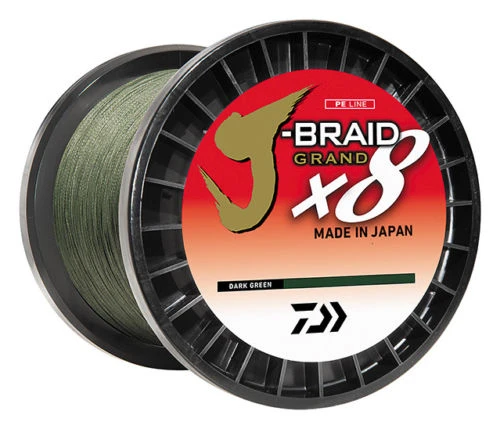 Daiwa J-Braid Grand X8 Braided Line 3,000 Yard Bulk Spools 3 Daiwa J-Braid Grand X8 Braided Line 3,000 Yard Bulk Spools - Image 3
