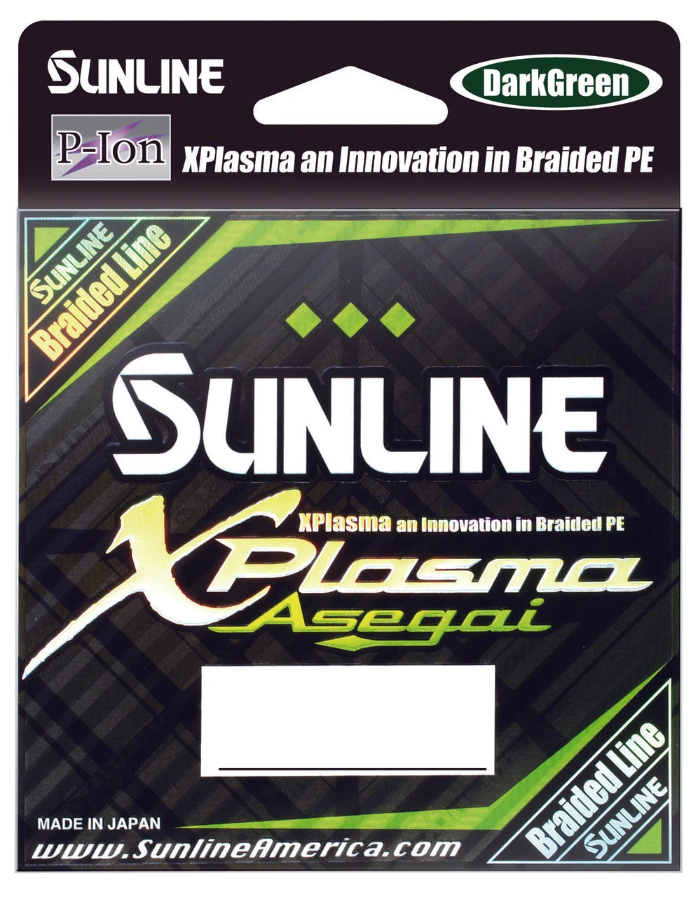 Sunline Xplasma Asegai Green Braided Line 165 Yards 1 Sunline Xplasma Asegai Green Braided Line 165 Yards