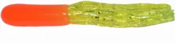 Big Bite Baits 1 1/2 Inch Crappie Tube -Cheap Rods And Lines Store 15CRTU 34 Orange Chartreuse Sparkle