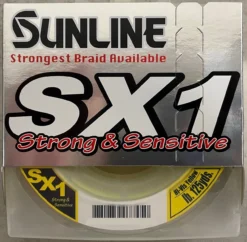 Sunline SX1 Braid High-Vis Yellow Leader 125 Yd