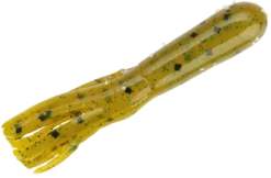 Strike King Bitsy Tube 2 3/4 Inch Soft Plastic Tube 10 Pack -Cheap Rods And Lines Store BT2.75 64 BitsyTube Mustard GlamRight