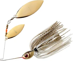 Booyah Double Willow Blade Spinnerbait -Cheap Rods And Lines Store BYBW12641 goldshiner