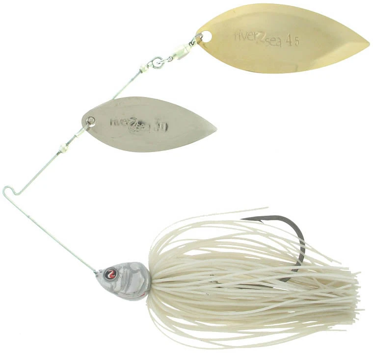 River2Sea Ish Monroe Bling Double Willow Spinnerbait 3/8 Oz. 9 River2Sea Ish Monroe Bling Double Willow Spinnerbait 3/8 Oz. - Image 9