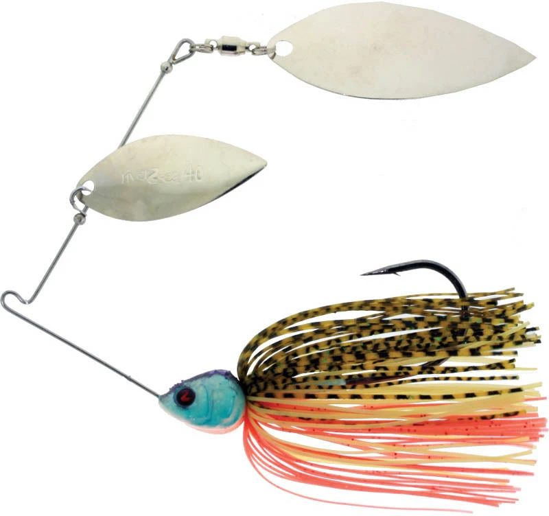 River2Sea Ish Monroe Bling Double Willow Spinnerbait 3/8 Oz. 2 River2Sea Ish Monroe Bling Double Willow Spinnerbait 3/8 Oz. - Image 2