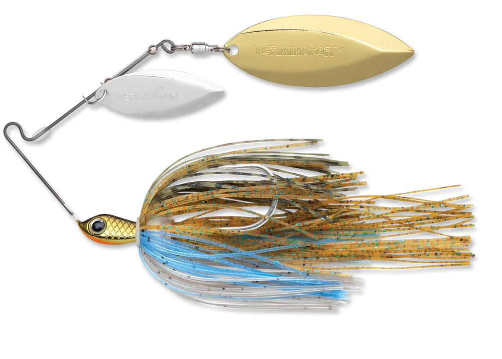 Terminator Stainless Pulse Skirt Spinnerbait Double Willow 1/2 Oz. 1 Terminator Stainless Pulse Skirt Spinnerbait Double Willow 1/2 Oz.