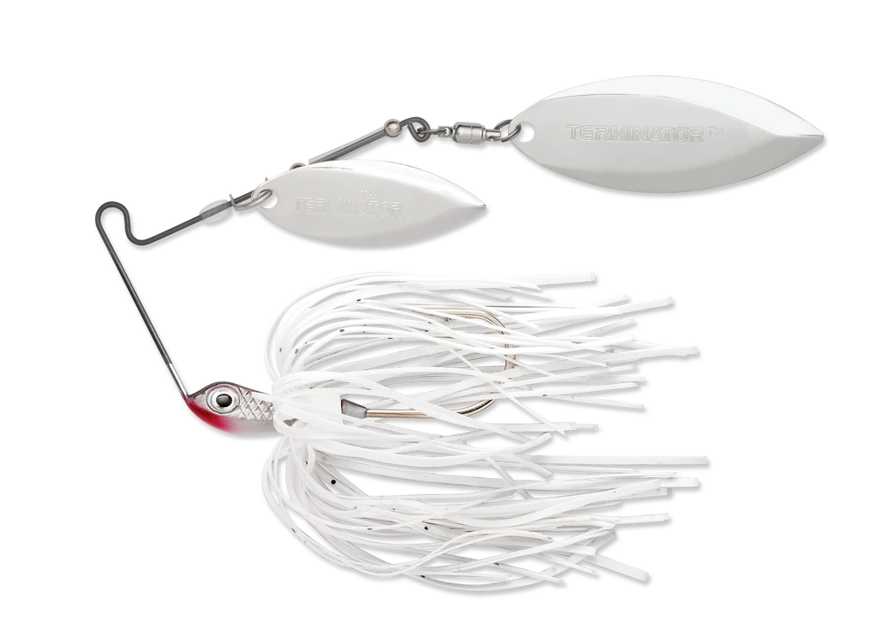 Terminator Super Stainless Spinnerbait Double Willow 3/8 Oz. 2 Terminator Super Stainless Spinnerbait Double Willow 3/8 Oz. - Image 2