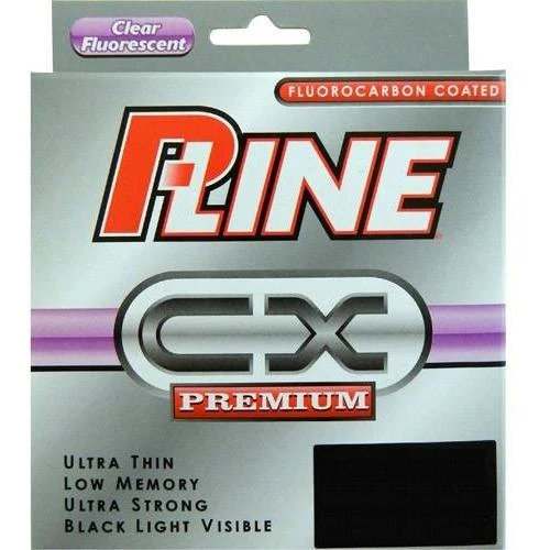 P-Line CX Premium Clear Fluorescent Co-Polymer Fishing Line 1 P-Line CX Premium Clear Fluorescent Co-Polymer Fishing Line