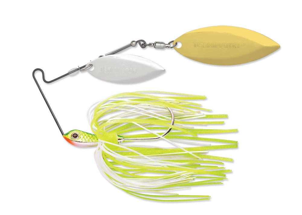 Terminator Super Stainless Spinnerbait Double Willow 3/8 Oz. 3 Terminator Super Stainless Spinnerbait Double Willow 3/8 Oz. - Image 3