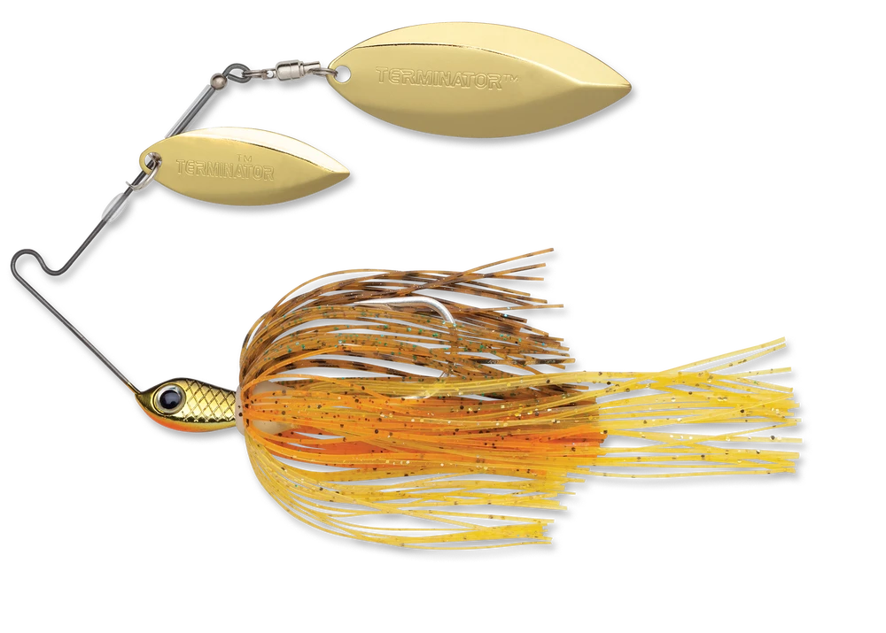 Terminator Stainless Pulse Skirt Spinnerbait Double Willow 1/2 Oz. 3 Terminator Stainless Pulse Skirt Spinnerbait Double Willow 1/2 Oz. - Image 3