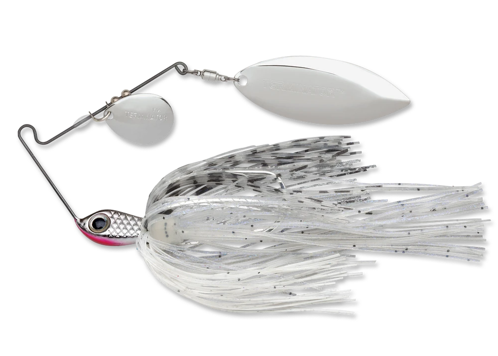 Terminator Stainless Pulse Skirt Spinnerbait Colorado Willow 3/8 Oz. 4 Terminator Stainless Pulse Skirt Spinnerbait Colorado Willow 3/8 Oz. - Image 4
