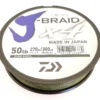 Daiwa J-Braid X4 Braided Line 300 Yards Dark Green
